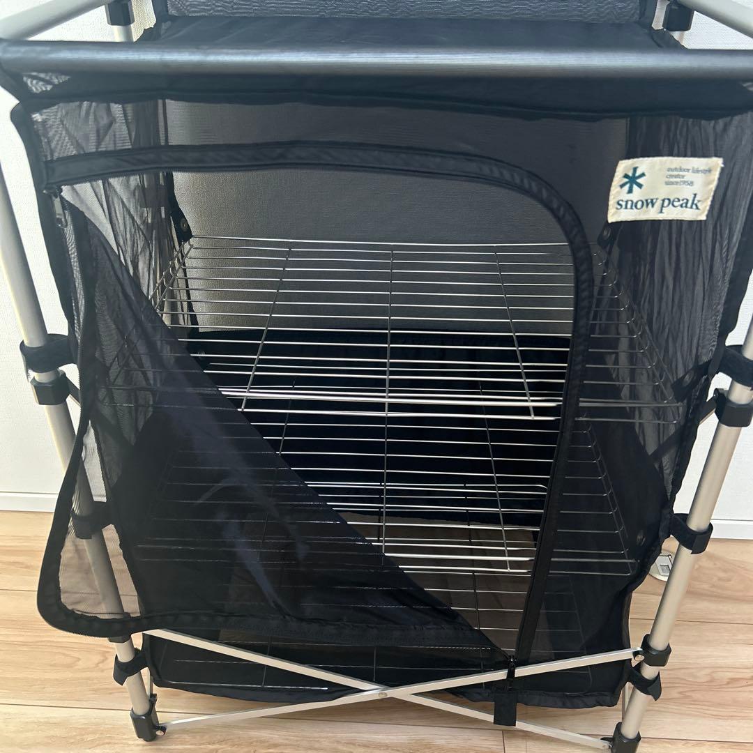  peak スノーピーク　ネットラックスタンド　美品