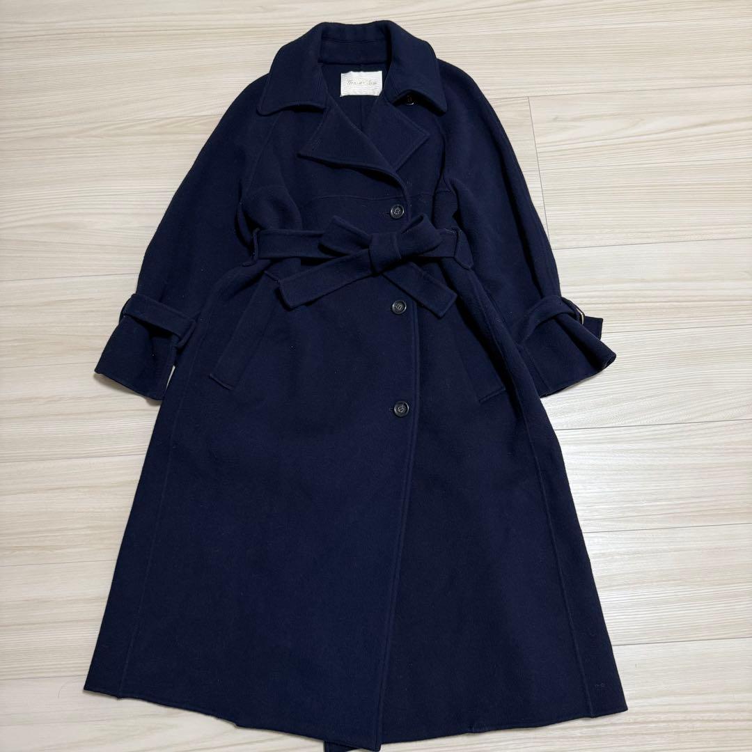 【美品✨】グレースクラス リバーウールトレンチコート 36
