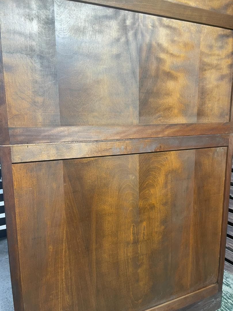 J716 松本民芸家具 食器棚 飾り棚 アンティーク家具 キャビネット