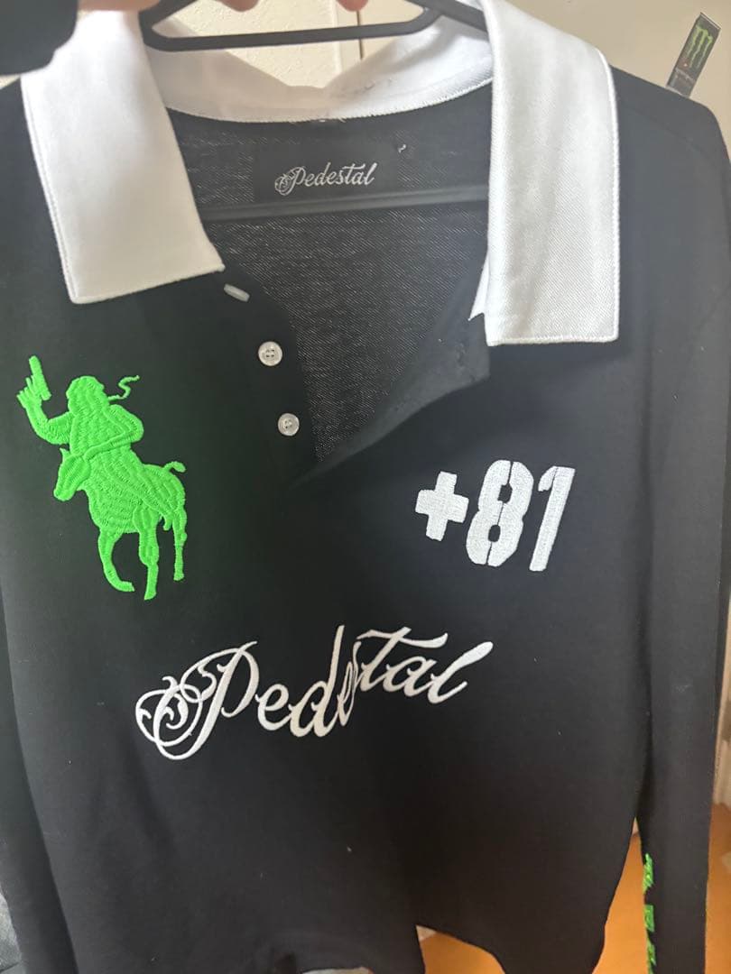 pedestal ポロシャツ　dab brrrsos 着用
