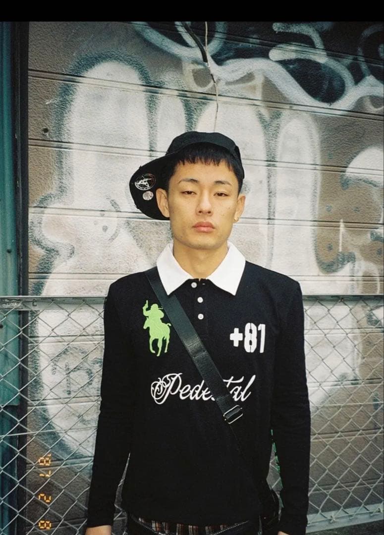 pedestal ポロシャツ　dab brrrsos 着用