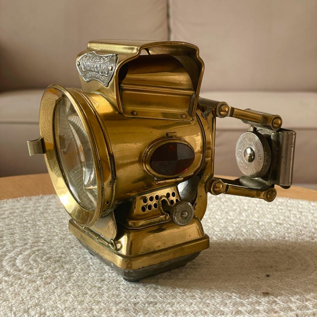 Lucas Silver King オイルランプ（ニッケル版）バイシクルライト