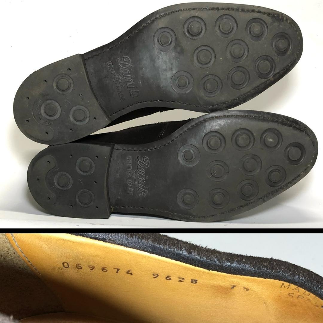 バーウィック Berwick 7.5 約27.5cm ローファー スエード 茶