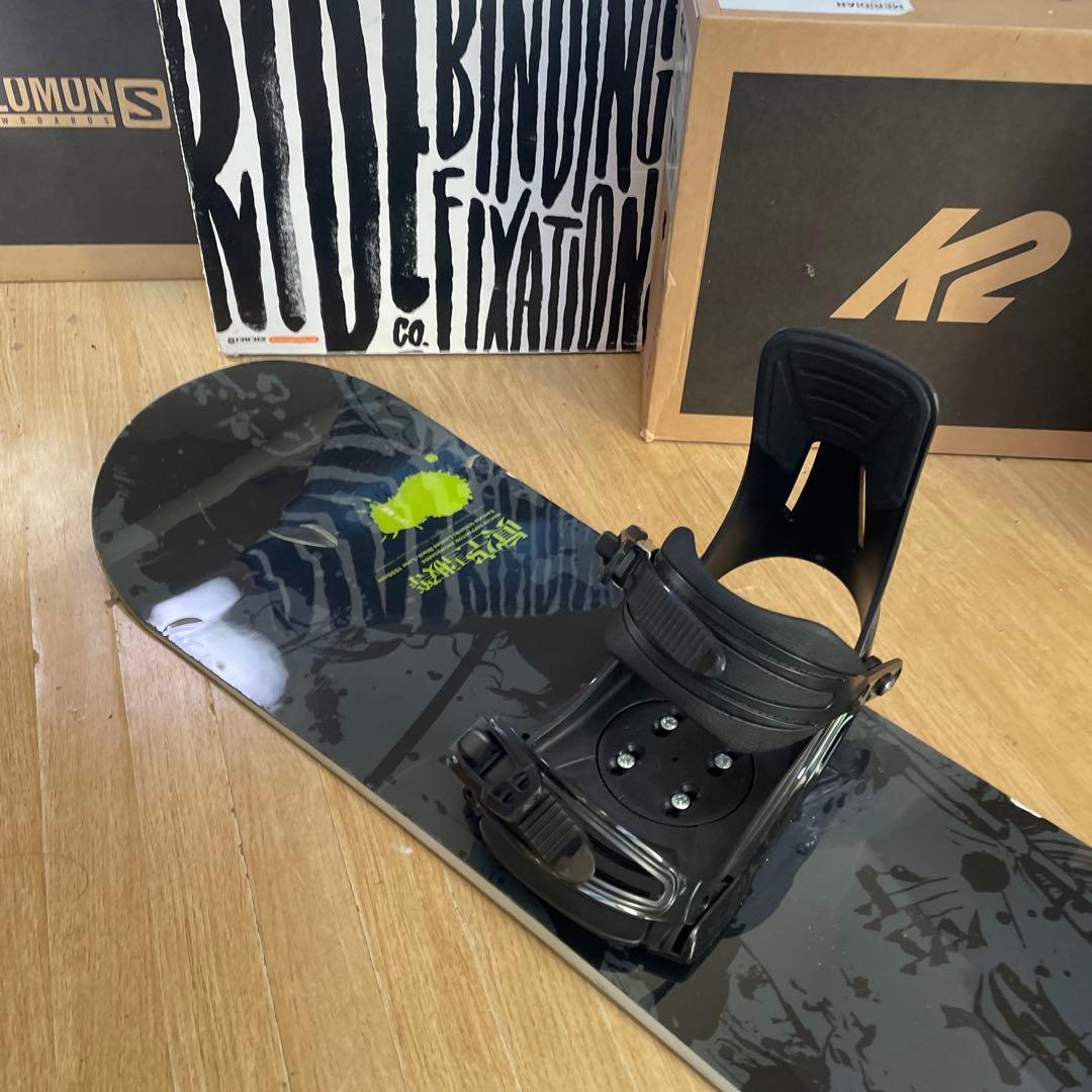 眞空雪板等×PRO　バインディング付スノーボードセット　侍153.5㎝