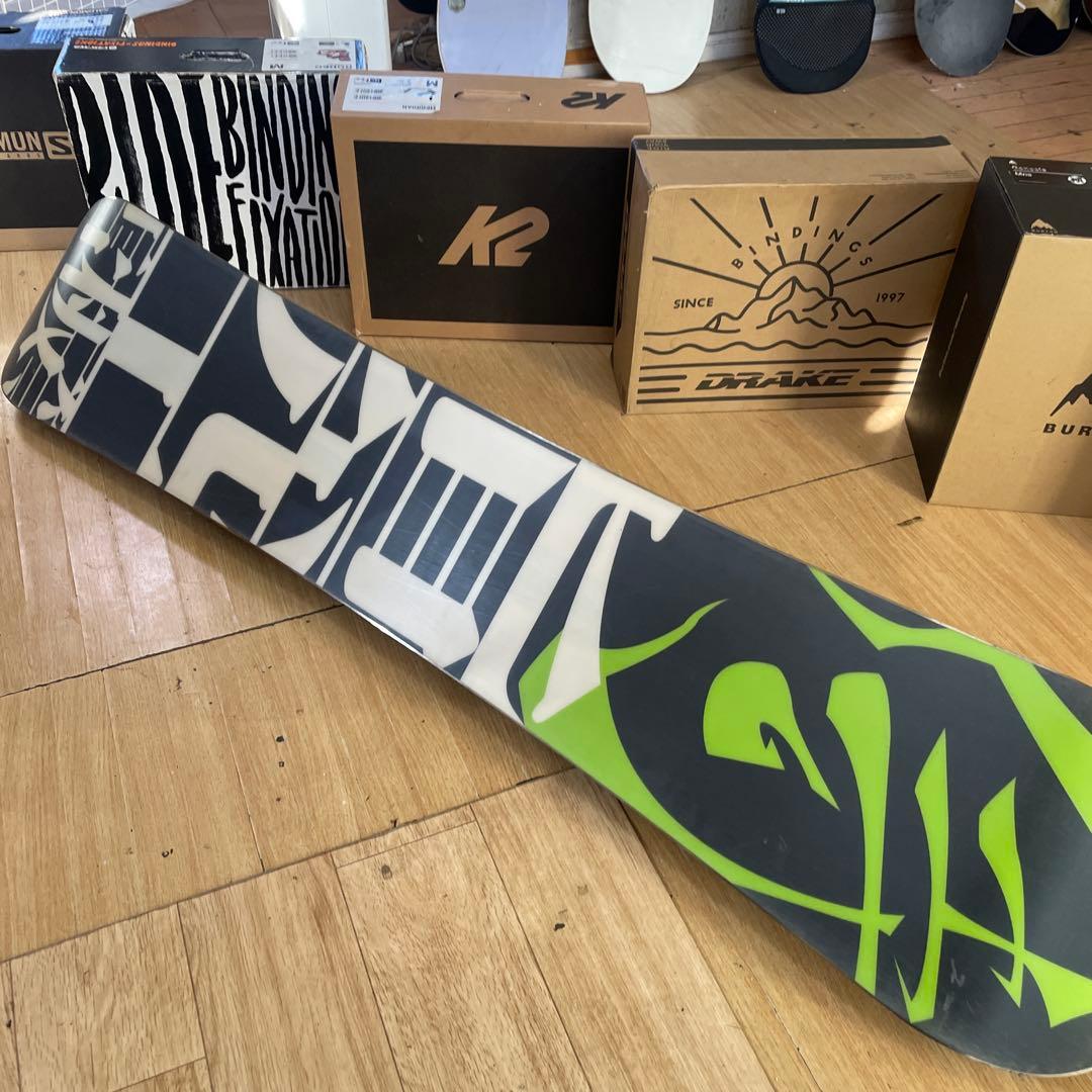 眞空雪板等×PRO　バインディング付スノーボードセット　侍153.5㎝