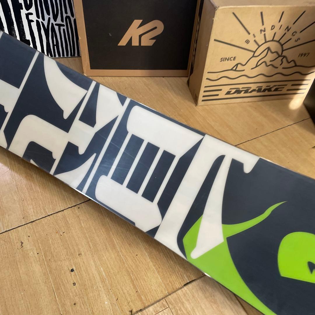 眞空雪板等×PRO　バインディング付スノーボードセット　侍153.5㎝