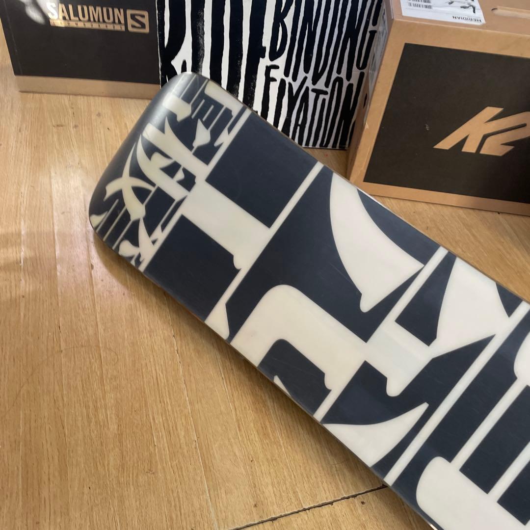 眞空雪板等×PRO　バインディング付スノーボードセット　侍153.5㎝