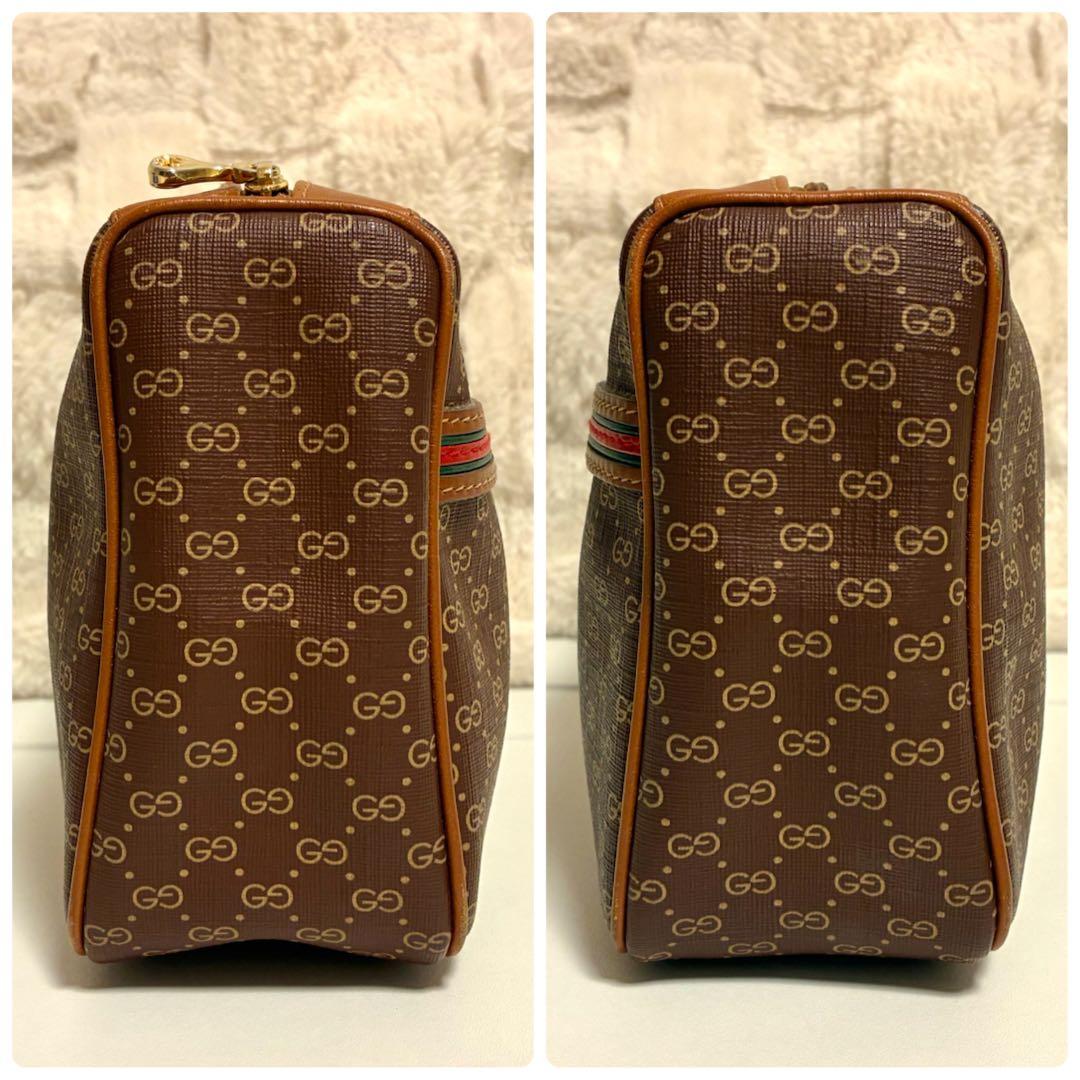 Gucci クラッチバック　オールドグッチ　シェリーライン　GGプラス
