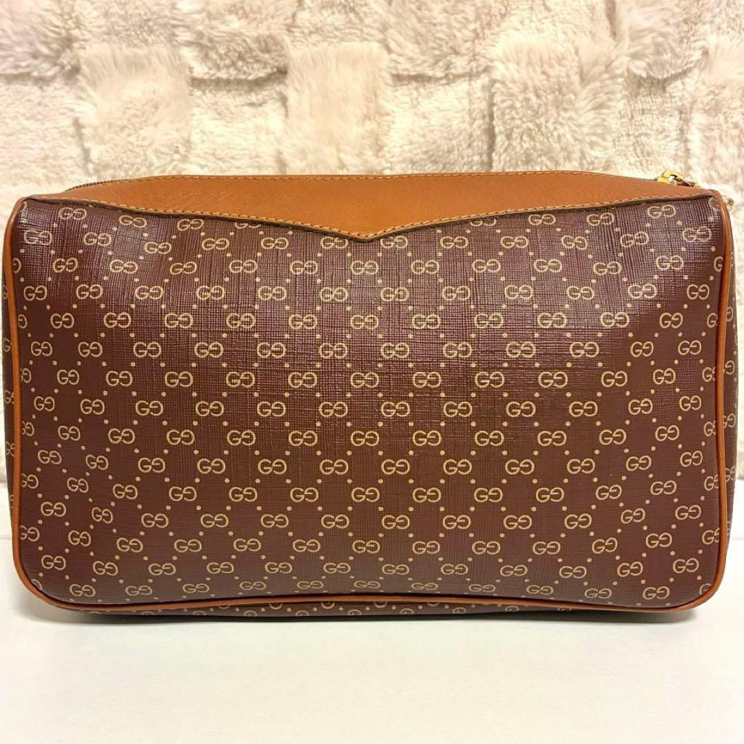 Gucci クラッチバック　オールドグッチ　シェリーライン　GGプラス