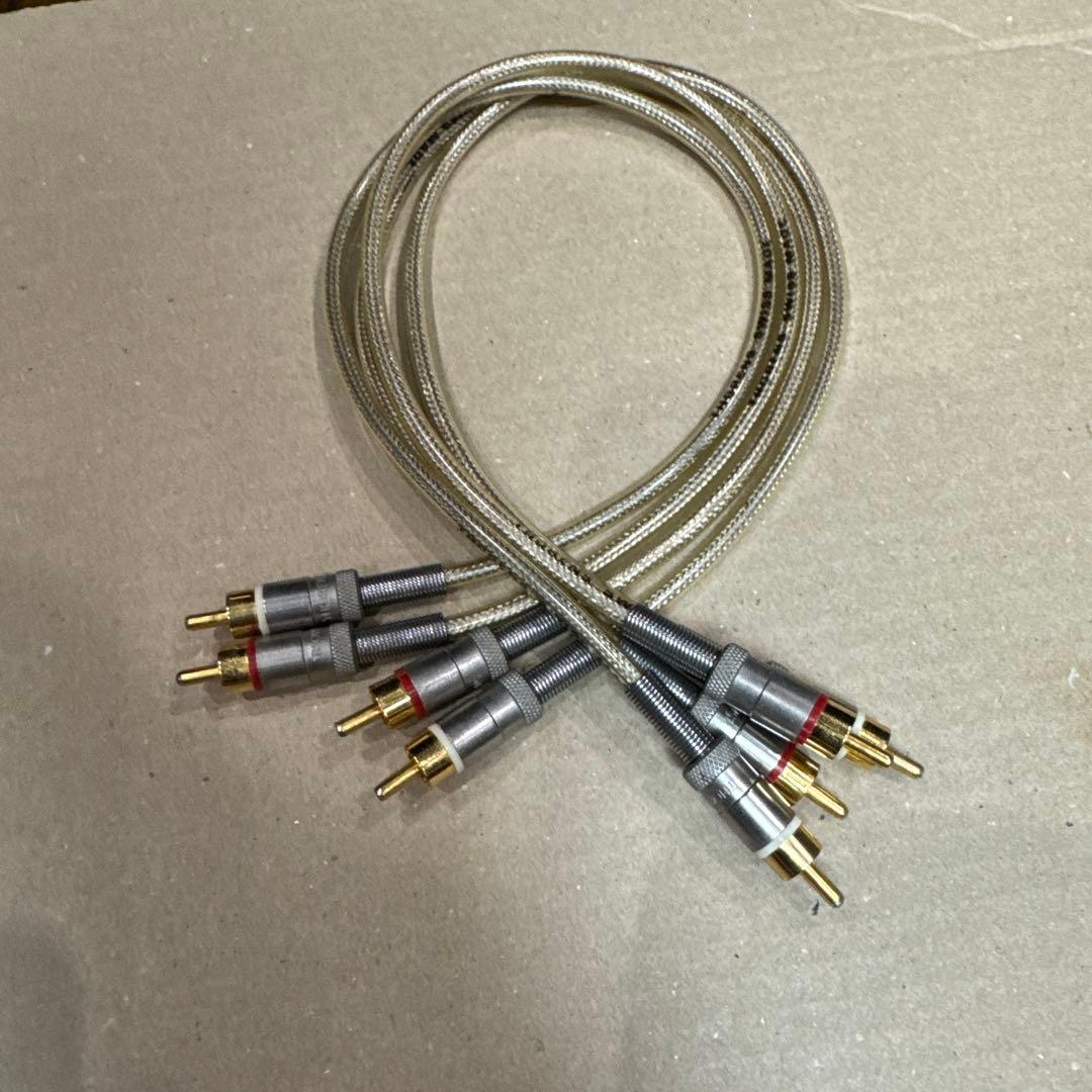RITAO CHAN専用THORENS トーレンス 銀メッキ RCAケーブル 。