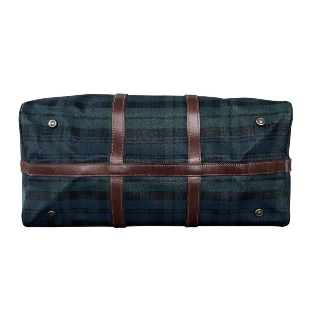 美品 ポロ ラルフローレン ボストンバッグ 特大 大容量 ブラックウォッチ