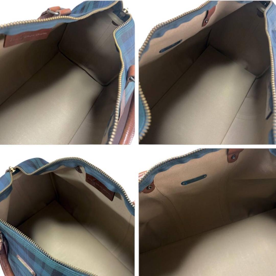 美品 ポロ ラルフローレン ボストンバッグ 特大 大容量 ブラックウォッチ