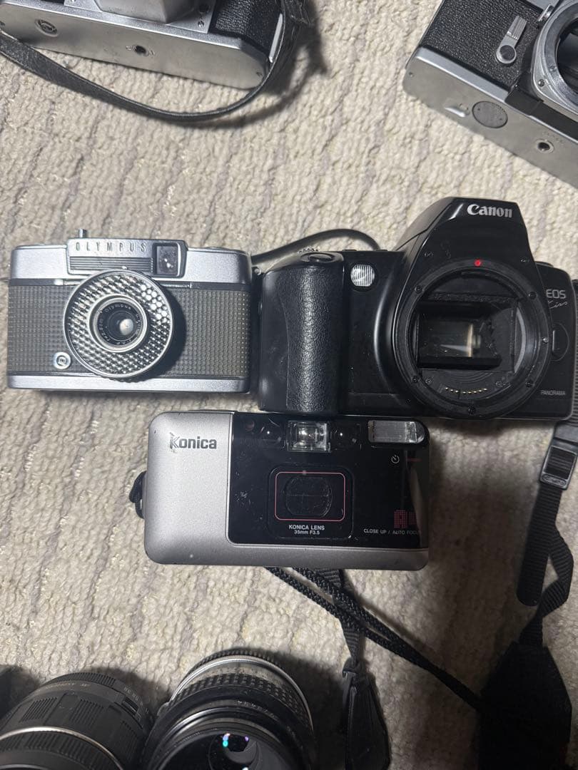 フィルムカメラセット 6台 レンズ付き　ジャンク扱い