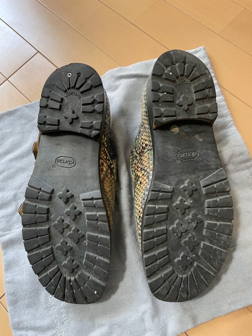 F.LLI Giacometti サンダル　パイソンレザー