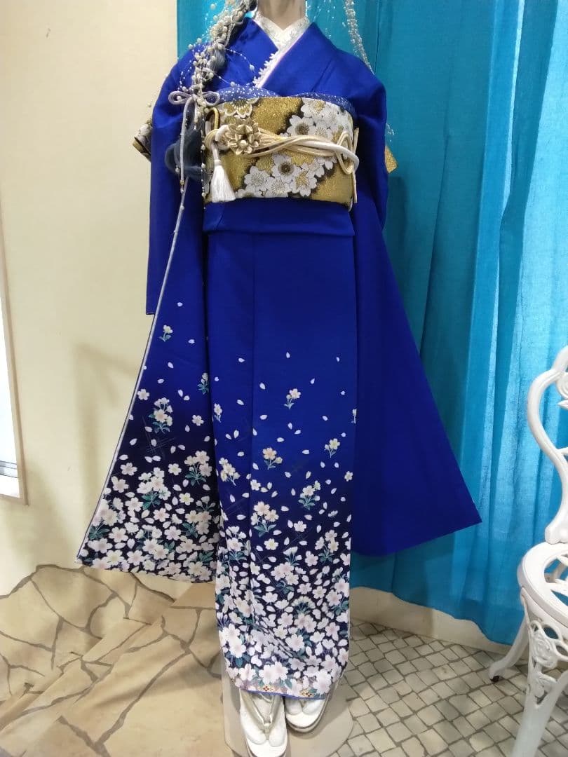 振袖フルセット、鈴乃屋、成人式、重ね衿、帯揚げ帯締め、西陣袋帯、襦袢、ガード加工