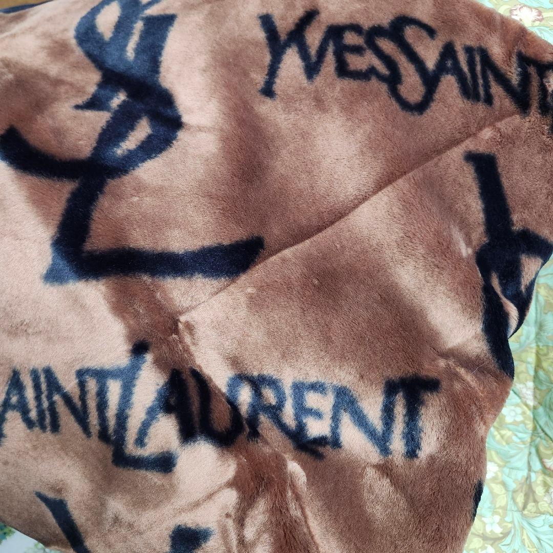 イヴ・サンローラン　ニューマイヤー毛布　140×200cm　イヴサンローラン