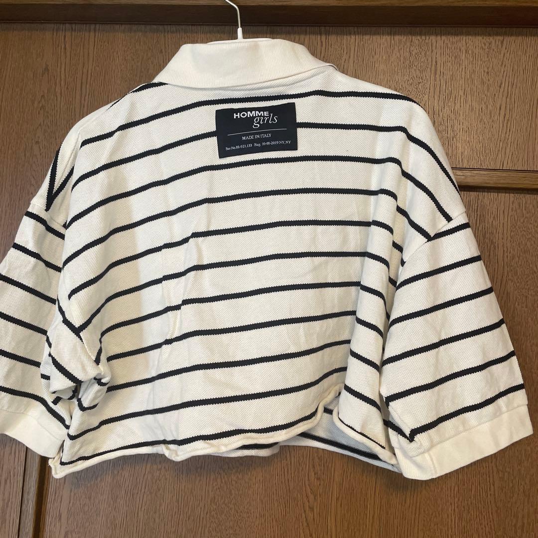 MORNING GLORYhommegirls クロップドポロシャツ