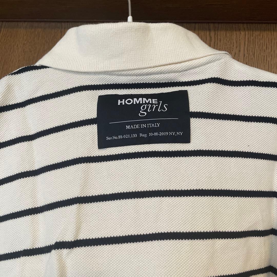 MORNING GLORYhommegirls クロップドポロシャツ