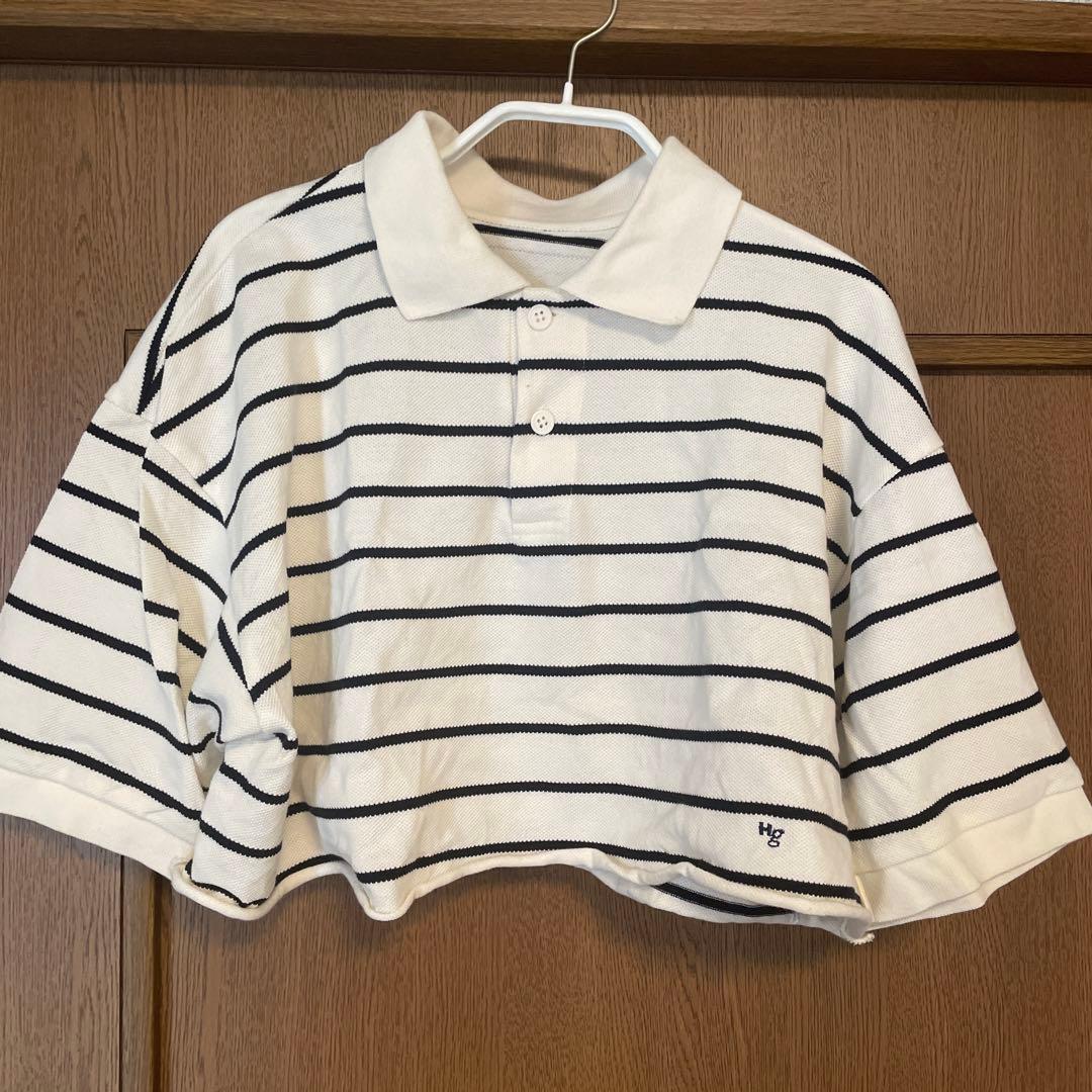 MORNING GLORYhommegirls クロップドポロシャツ