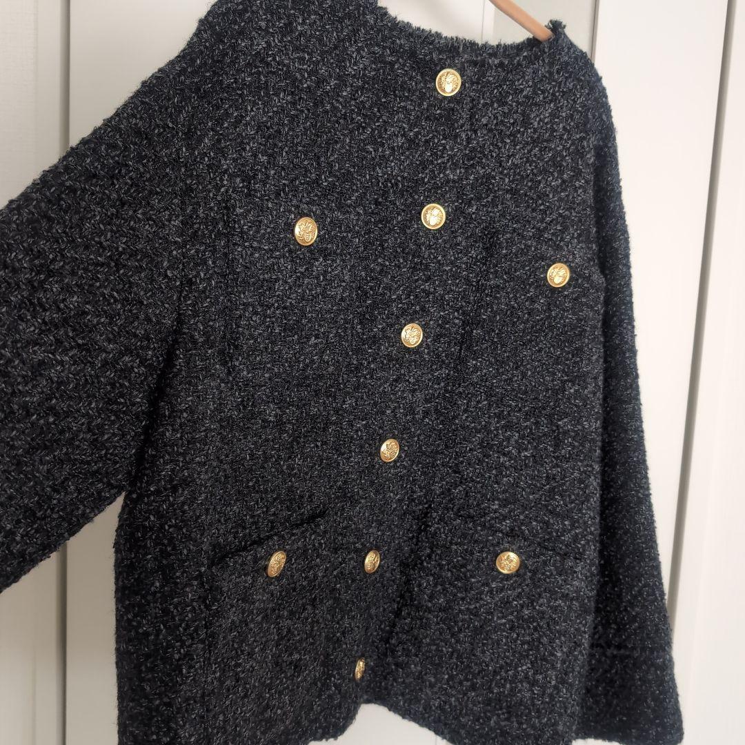 【新品未使用】ラウンジドレス　ツイードジャケット