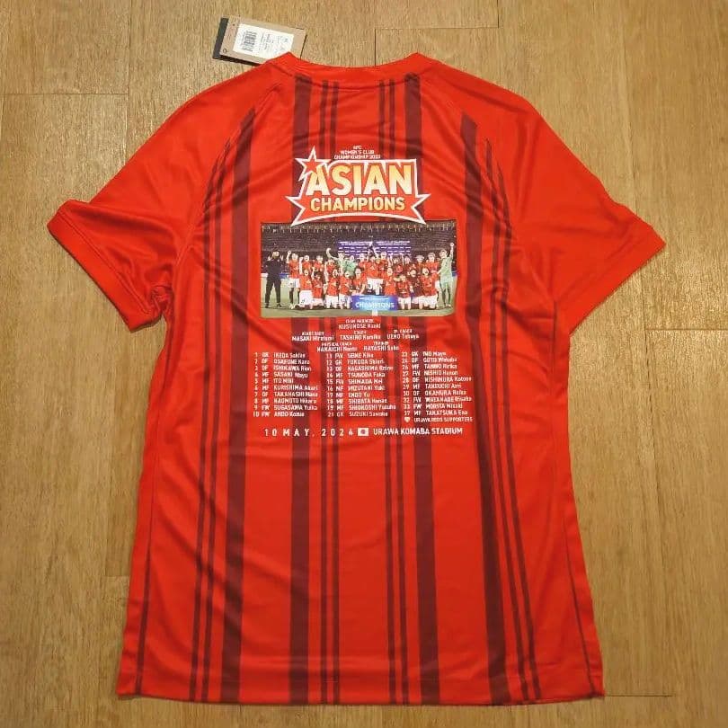 浦和レッズレディース　AWCLチャンピオンズリーグ優勝記念ユニフォーム　新品限定
