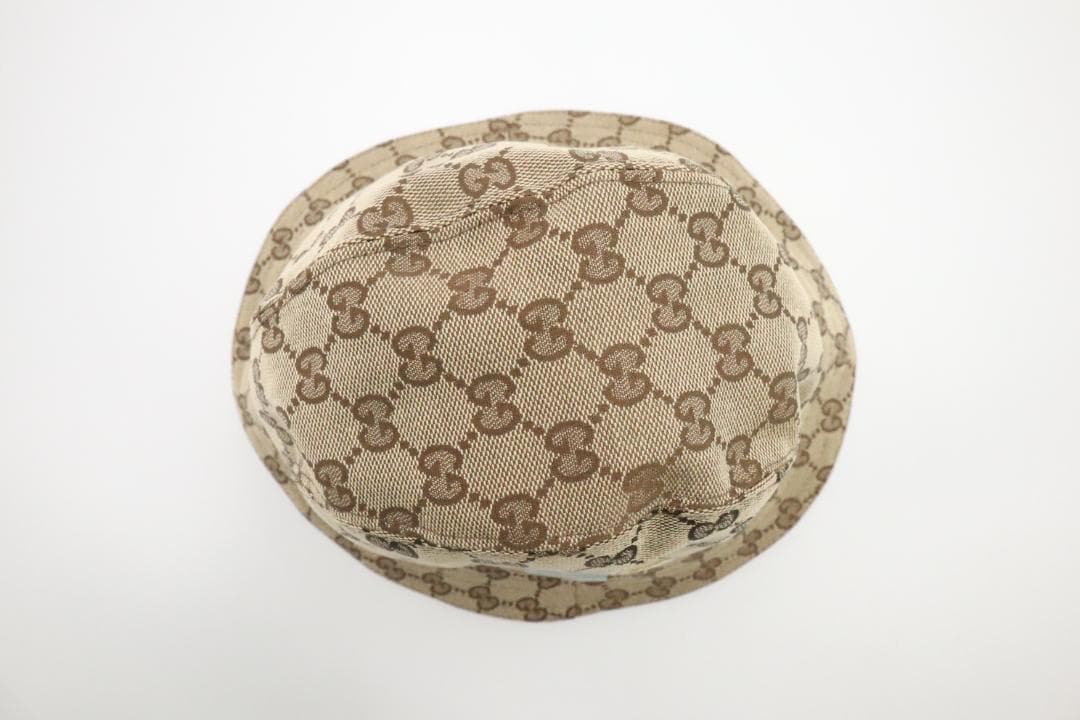 Gucci　グッチ　ハット　帽子　GGキャンバス　シェリーライン