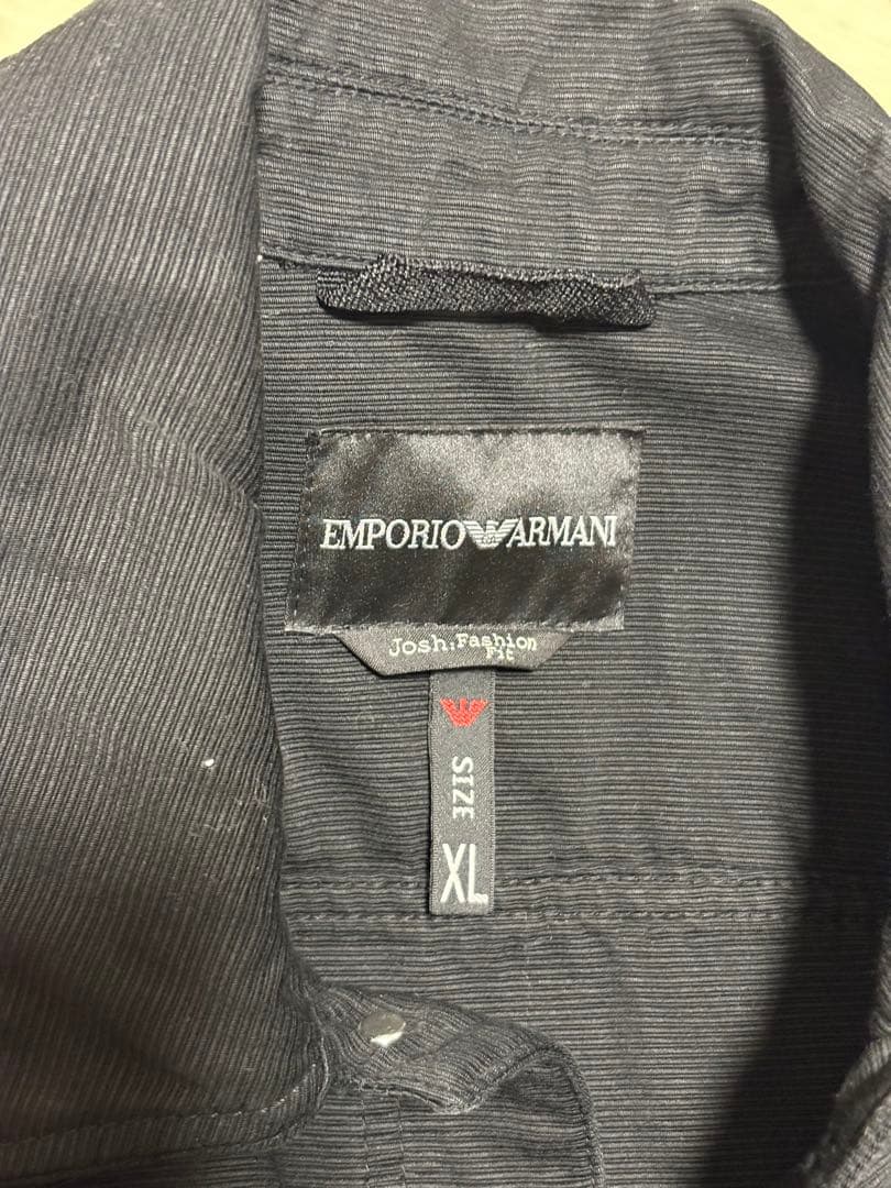 EMPORIO ARMANI ブラックデニムジャケット