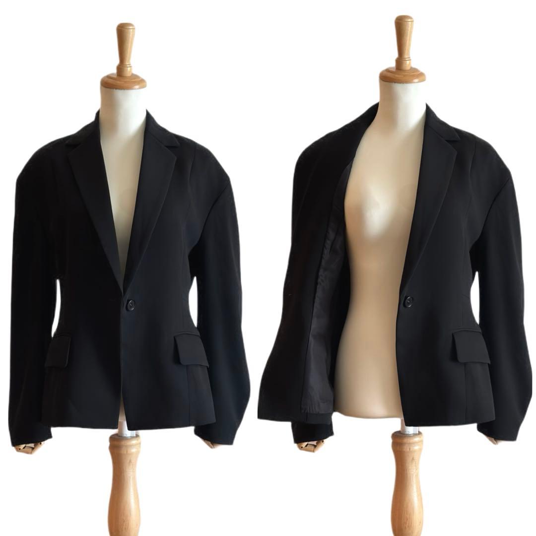 【GEMINI】 Whim Gazette ウエストシェイプジャケット黒24年製