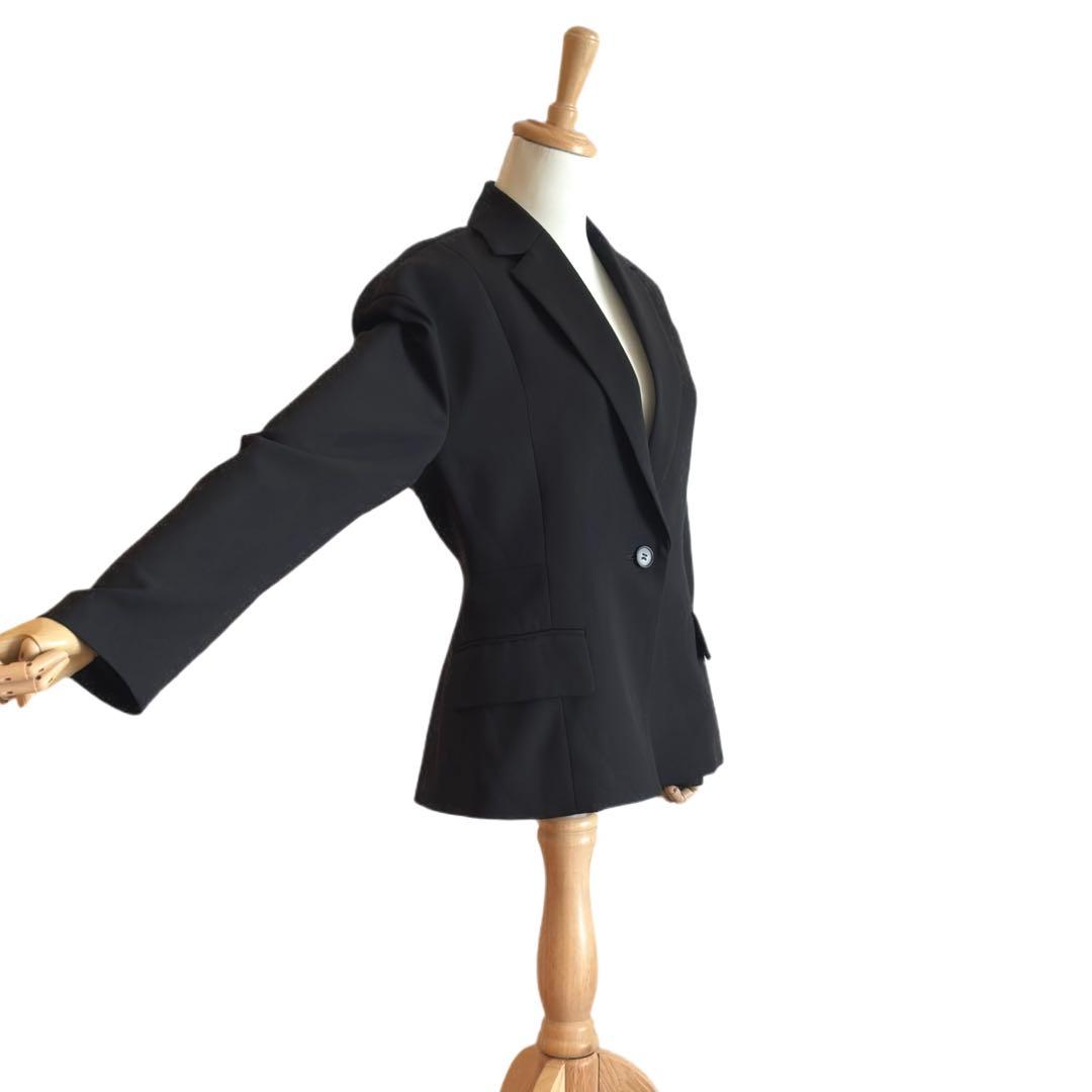 【GEMINI】 Whim Gazette ウエストシェイプジャケット黒24年製