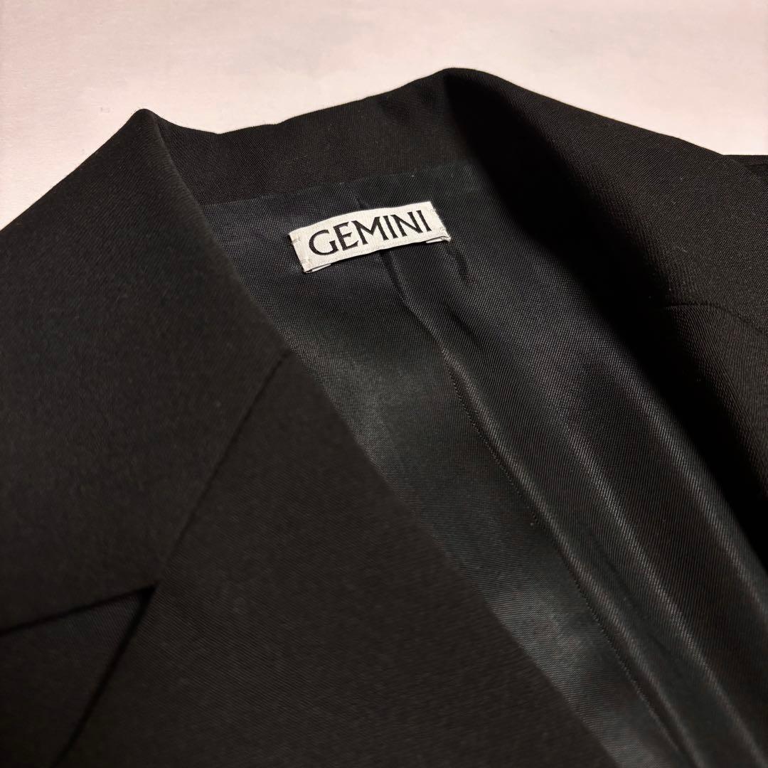 【GEMINI】 Whim Gazette ウエストシェイプジャケット黒24年製