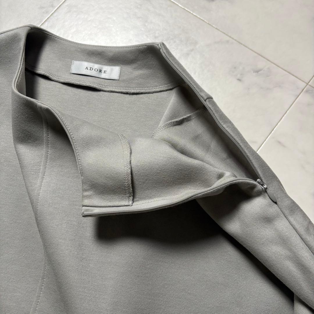 ADORE 23SS コットンダンボールカットソー スウェット 38 グレー