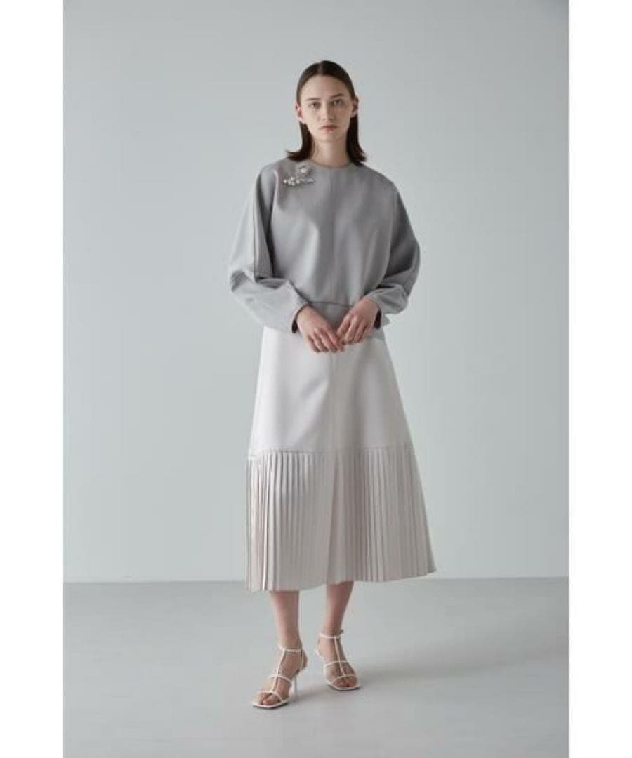 ADORE 23SS コットンダンボールカットソー スウェット 38 グレー