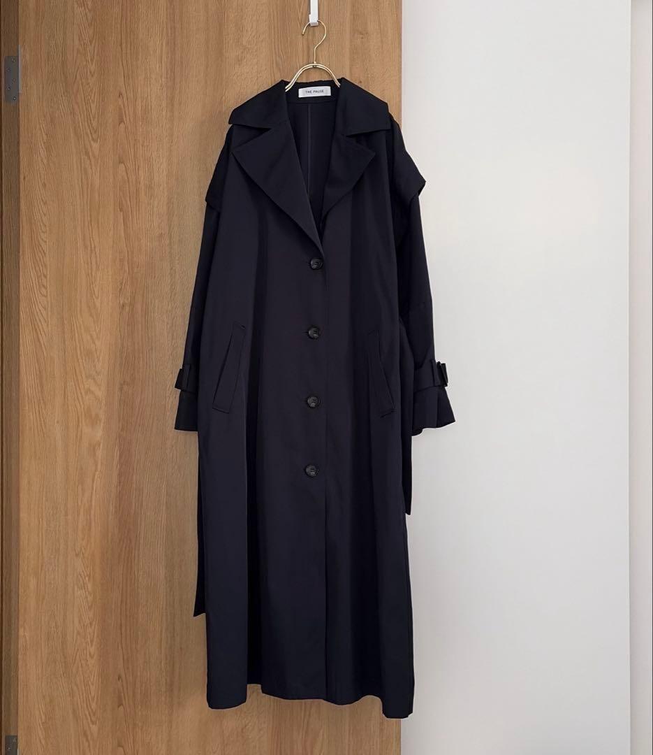 未使用近　ウィムガゼット　【THE PAUSE】2WAYトレンチコート
