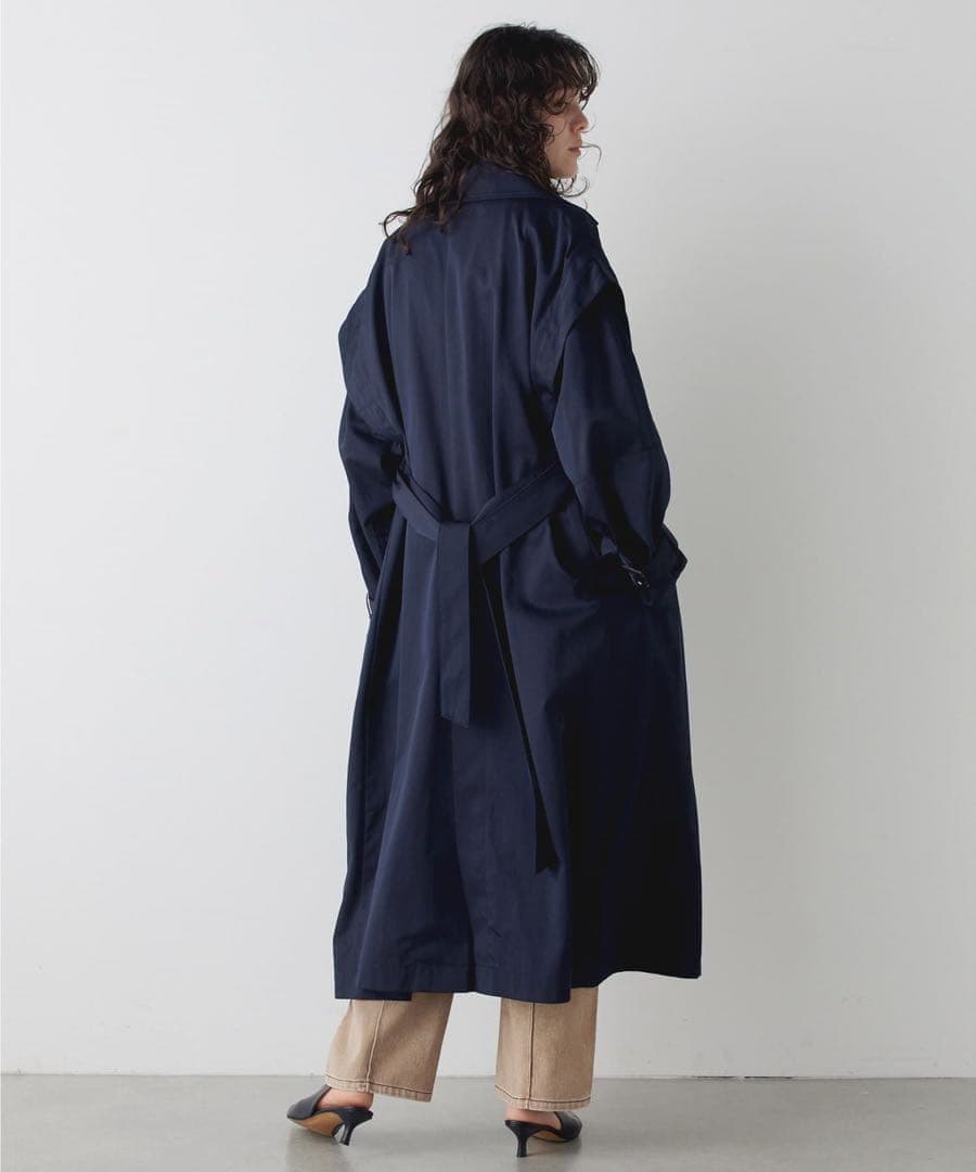 未使用近　ウィムガゼット　【THE PAUSE】2WAYトレンチコート
