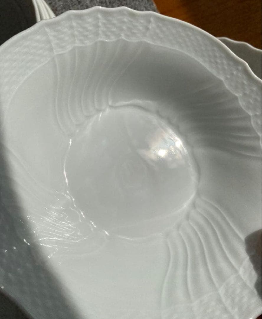 美品　リチャードジノリ　ベッキオホワイト　フルーツソーサー5枚