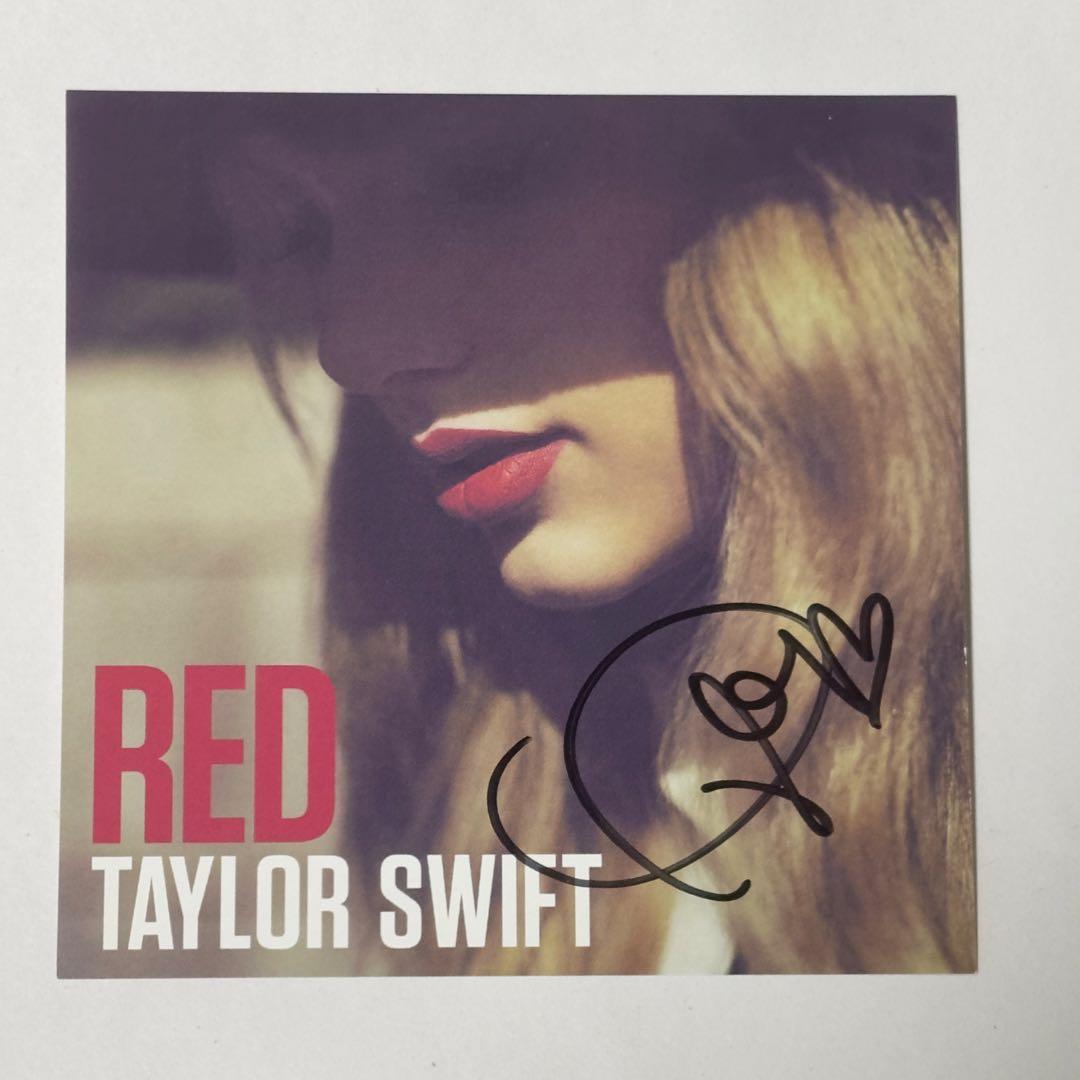 テイラー スウィフト Taylor Swift RED 直筆サイン CD