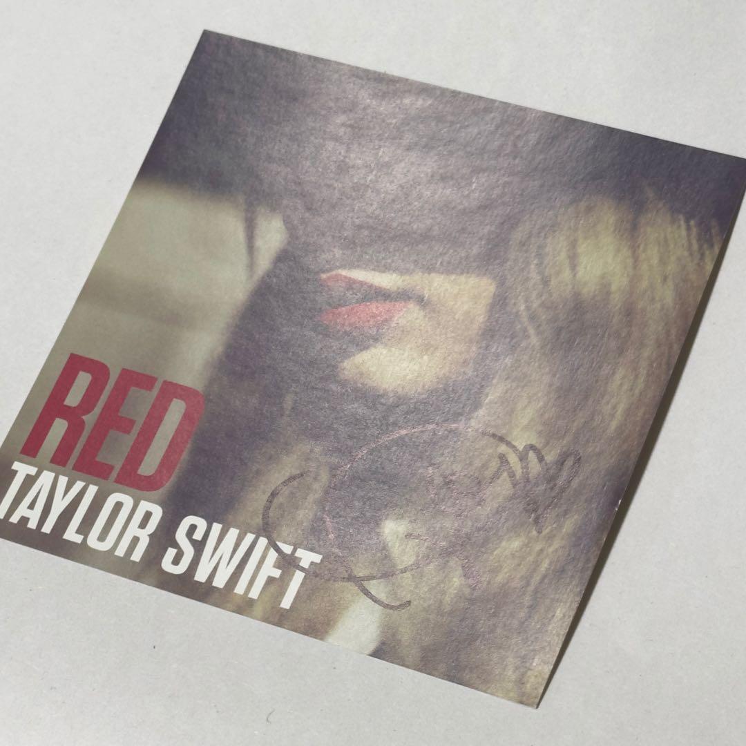 テイラー スウィフト Taylor Swift RED 直筆サイン CD