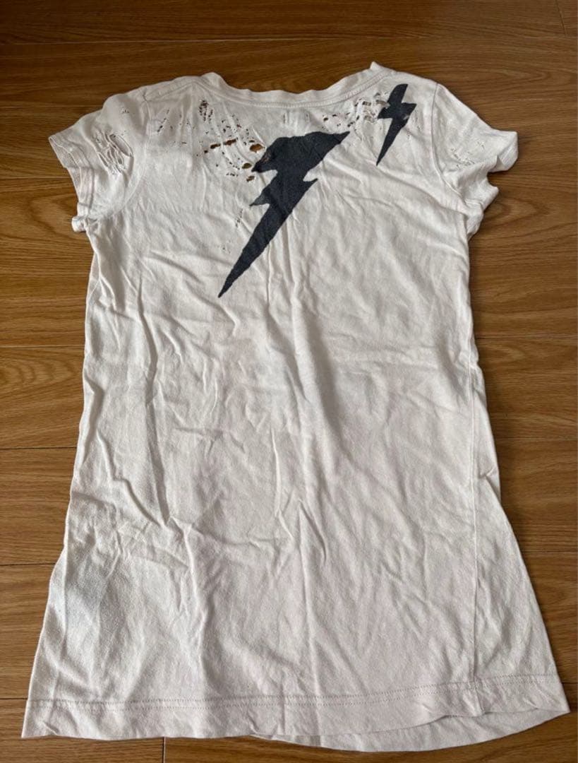 LGB 雷グラフィック VネックTシャツ　ルグランブルー　NO.GOD