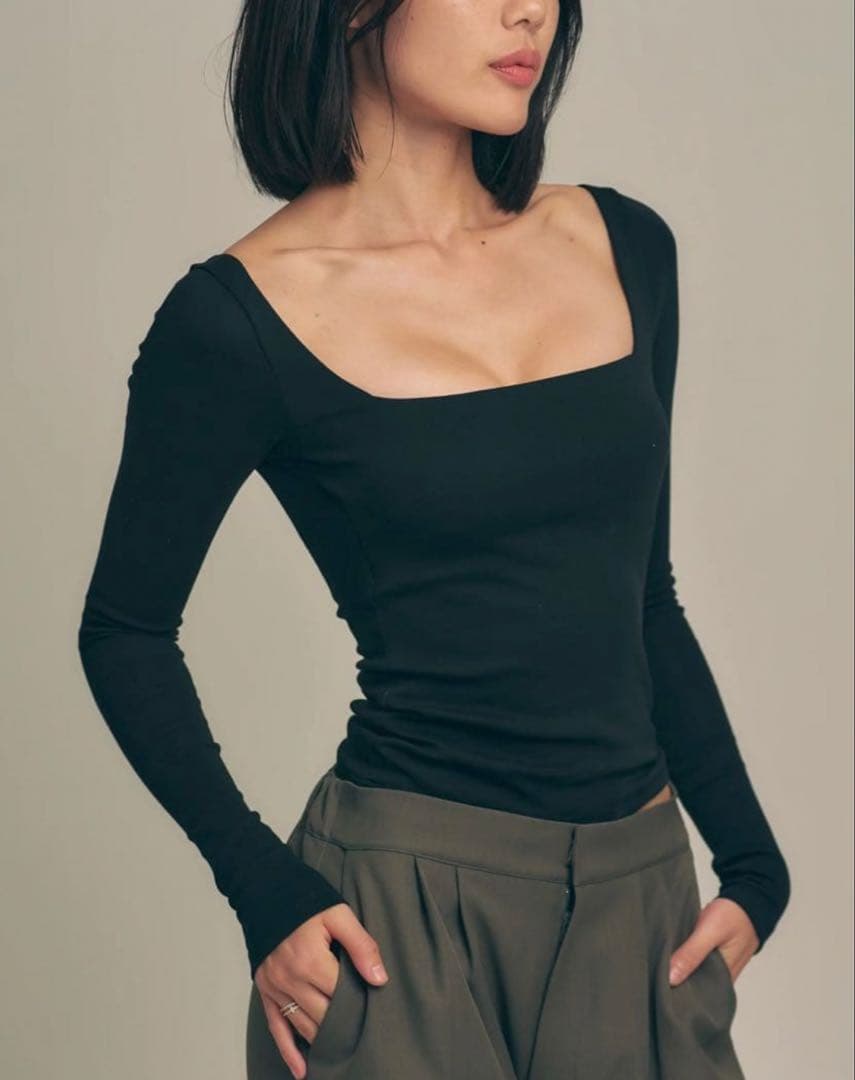 DREAMY×WABISABI LONG SLEEVE TOP / 墨