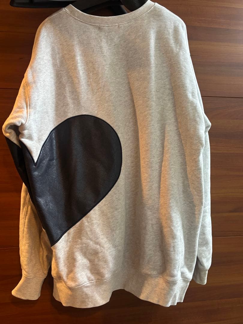 KNIT ハート　スウェット　トレーナー