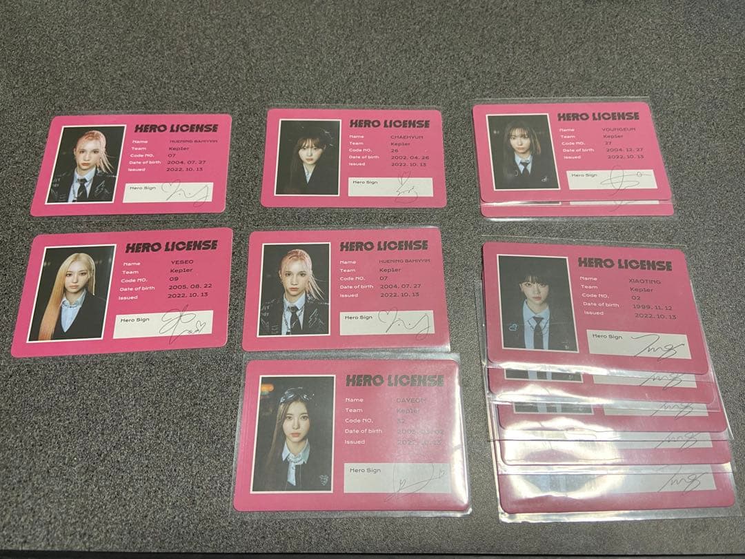 kep1er trouble shooter開封済アルバム2種　ID・チップ付き