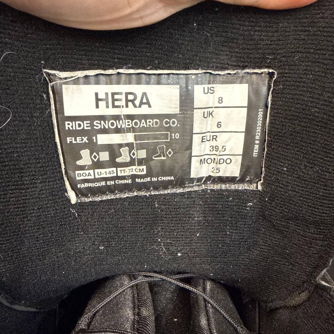 RIDE HERAスノーボードブーツ 23-24モデル