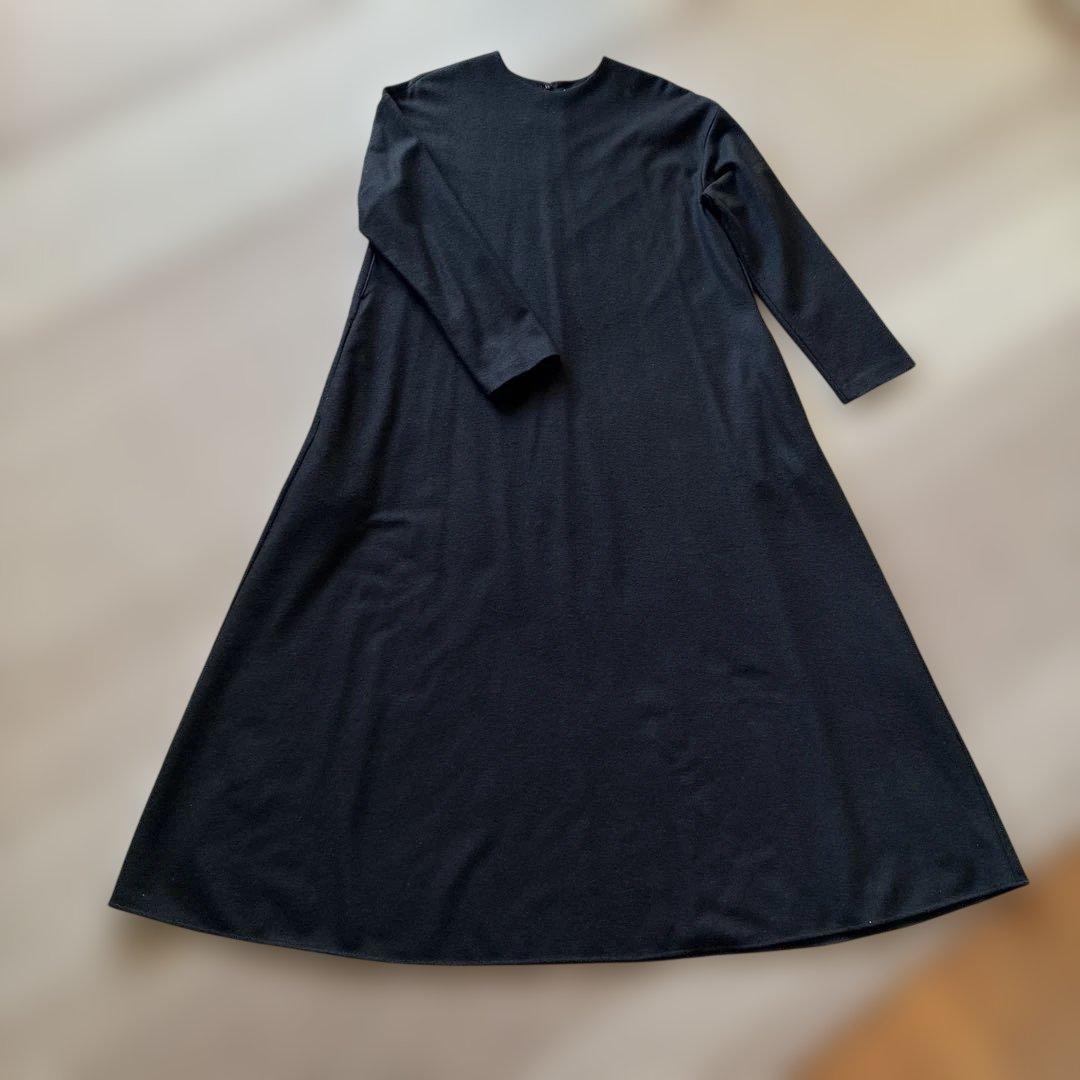 エブール ebure Aライン　ワンピース　ウール