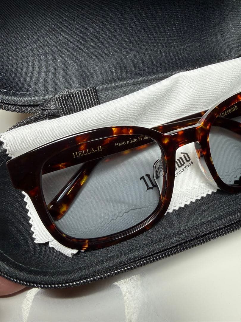 UNCROWD MODEL-HELLA-Ⅱ サングラス 日本製 べっ甲タイプ