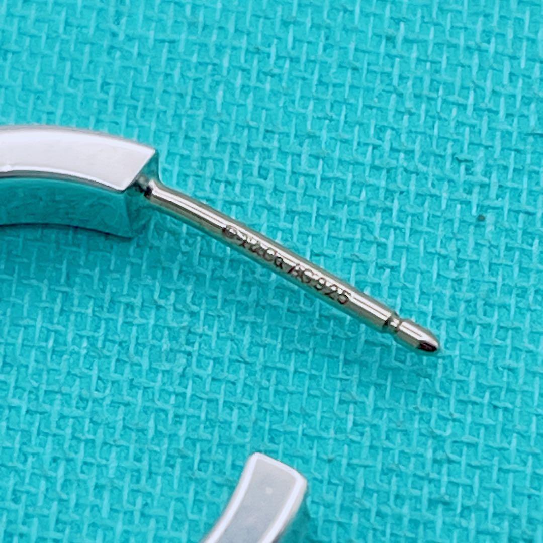Tiffany & Co. ピアス　ナロー　フープ　1837 シルバー　片耳