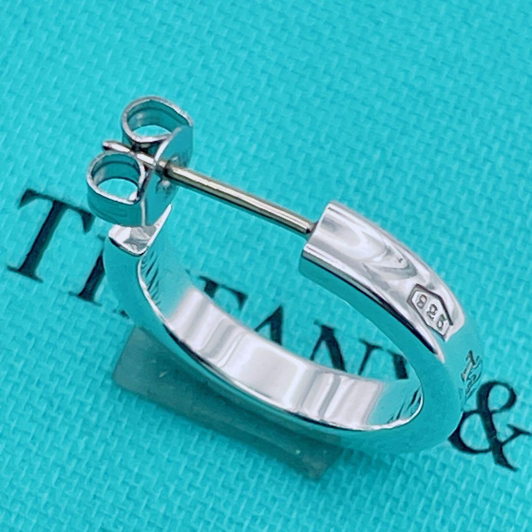 Tiffany & Co. ピアス　ナロー　フープ　1837 シルバー　片耳