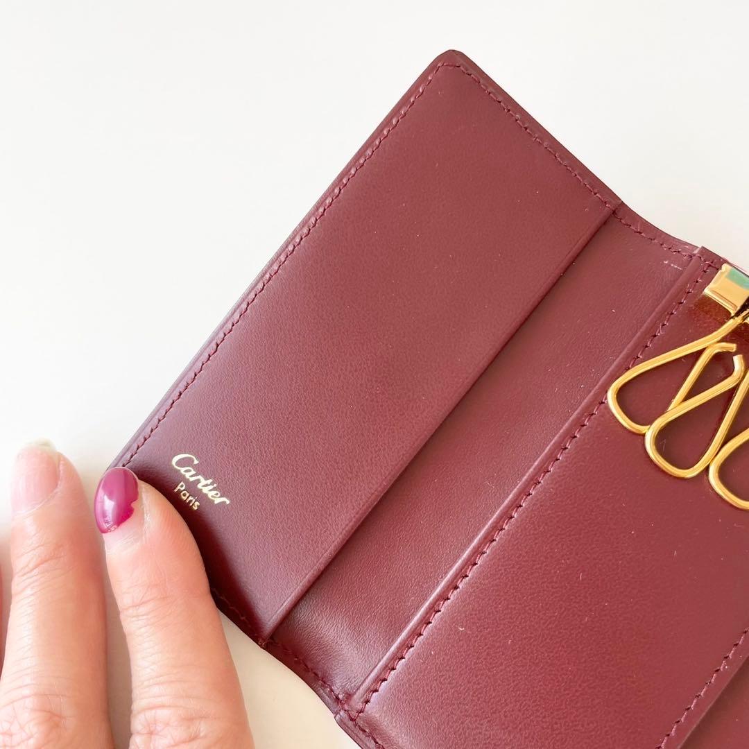 【新品・箱付き】Cartier キーケース 4連 マストライン カルティエ
