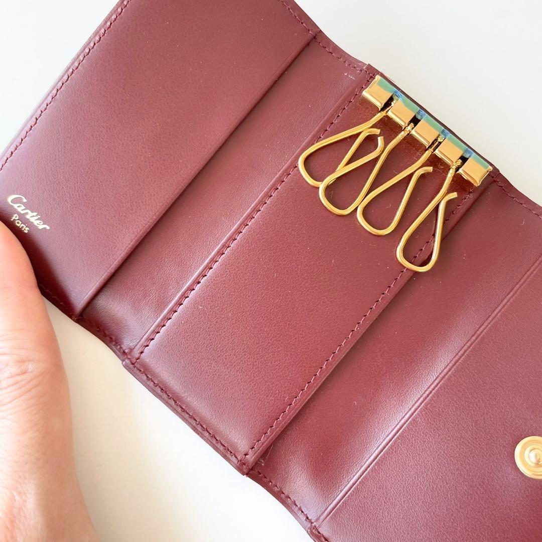 【新品・箱付き】Cartier キーケース 4連 マストライン カルティエ