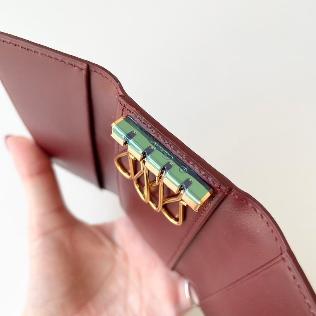 【新品・箱付き】Cartier キーケース 4連 マストライン カルティエ