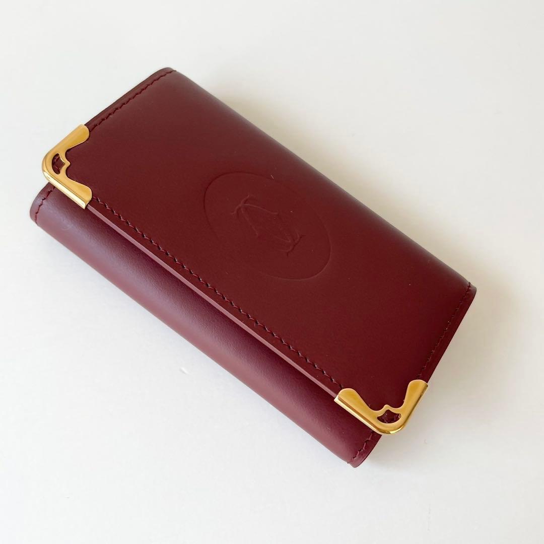 【新品・箱付き】Cartier キーケース 4連 マストライン カルティエ